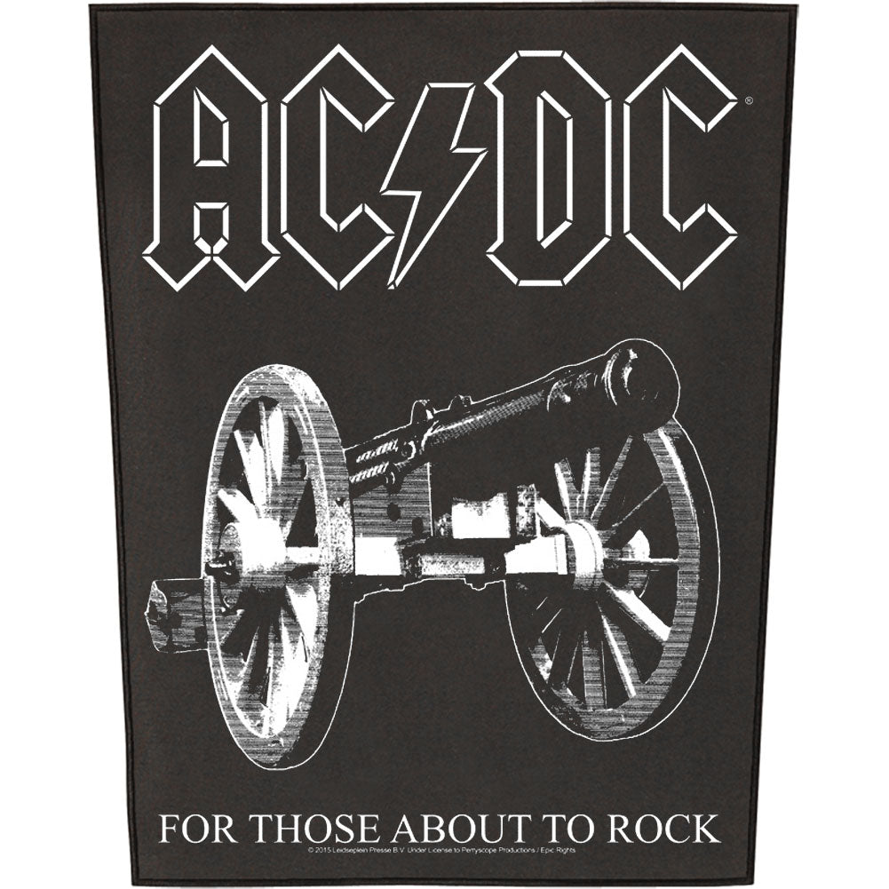 AC/DC For Those About To... Back Patch