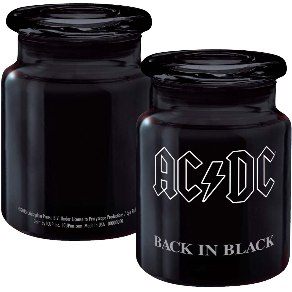 AC/DC Back In Black Glassware