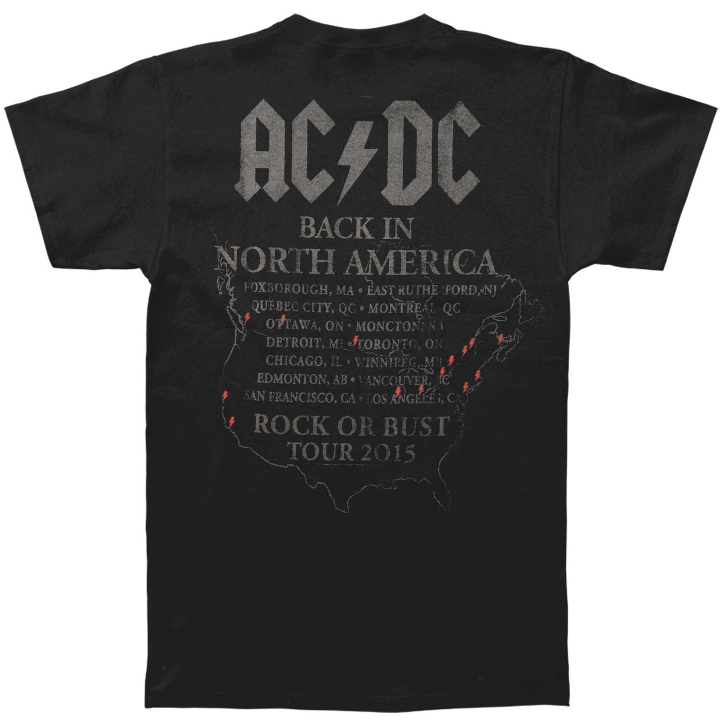 AC/DC Back In Black 2016 Tour T-shirt