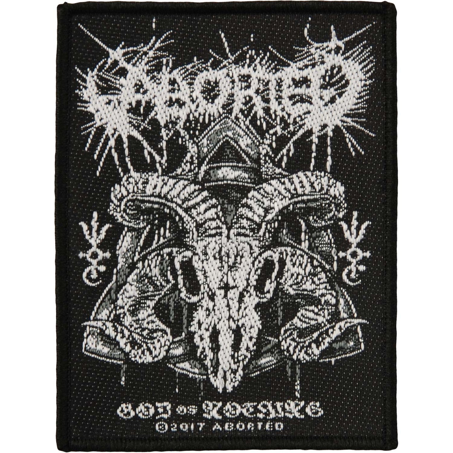 Aborted God Of Nothing Woven Patch