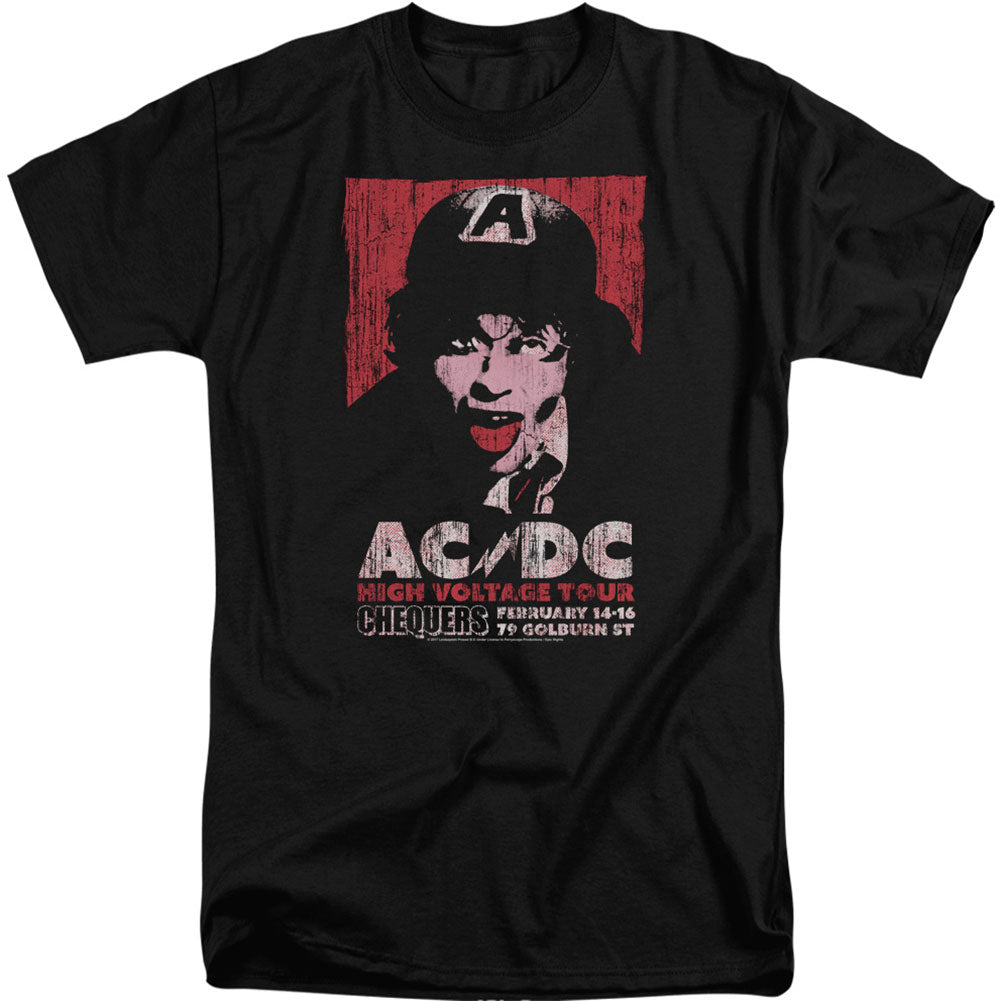 AC/DC High Voltage Live 1975 Adult Tall T-shirt Tall