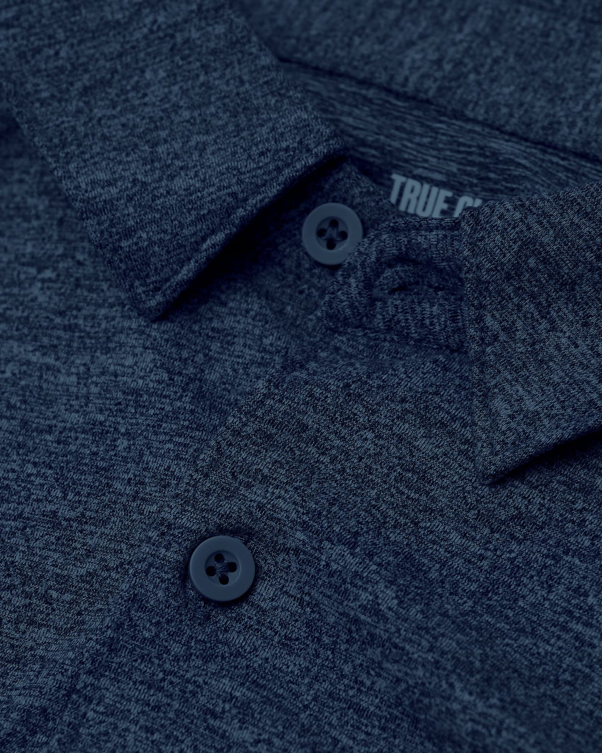 Dark Heather Navy Long Sleeve Do-It-All Comfort Shirt