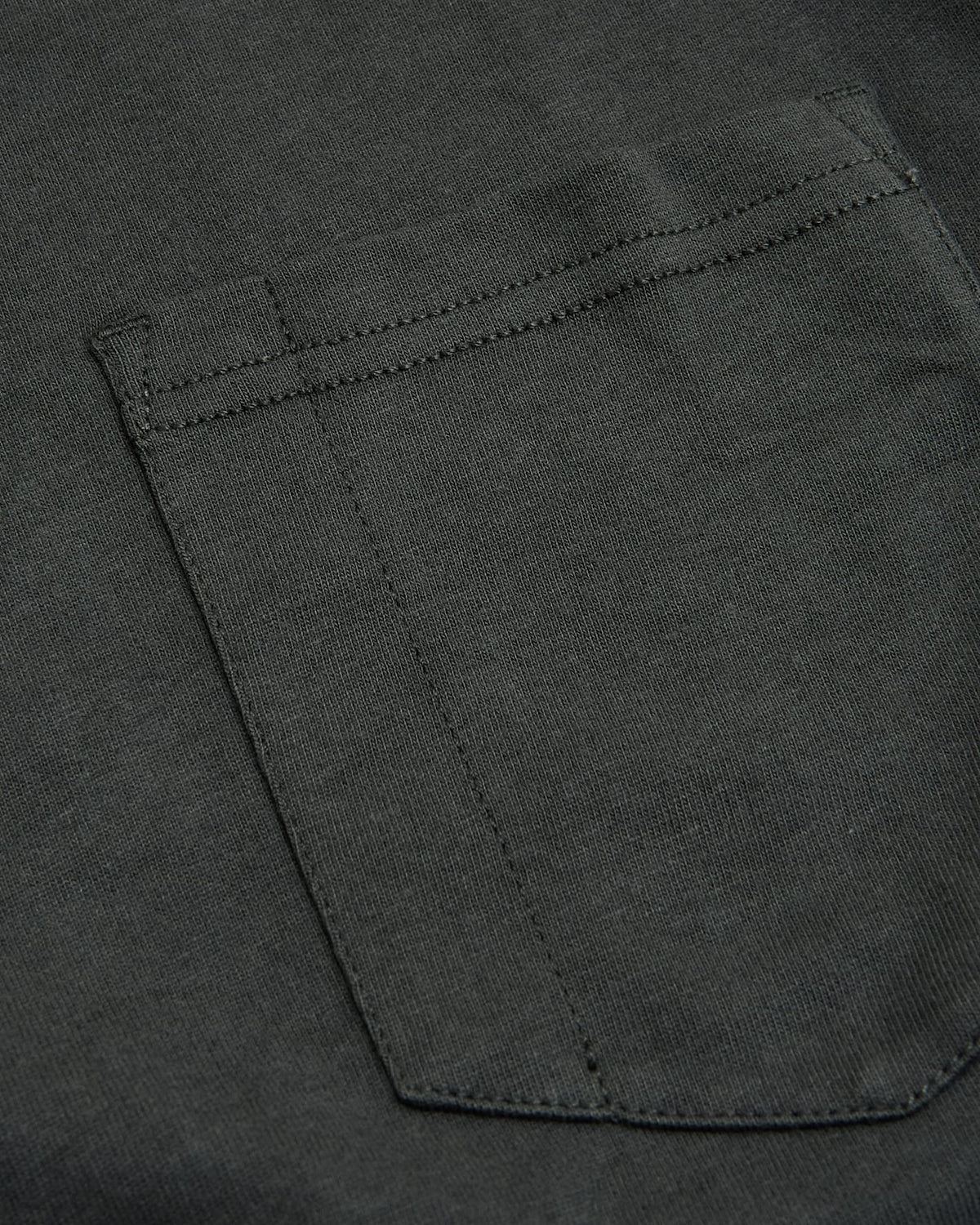 Carbon Heavyweight Long Sleeve Pocket Crew