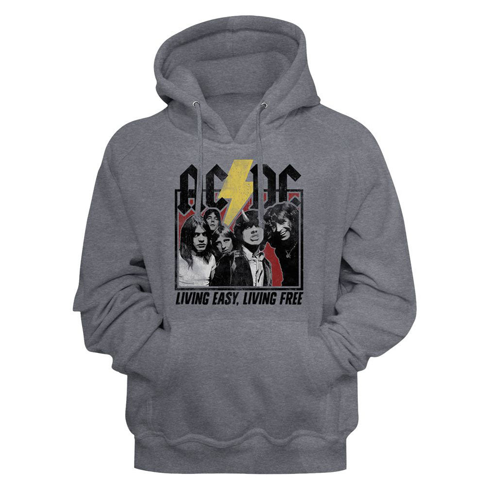 AC/DC Hwy2hell Lyrics Hooded Sweatshirt