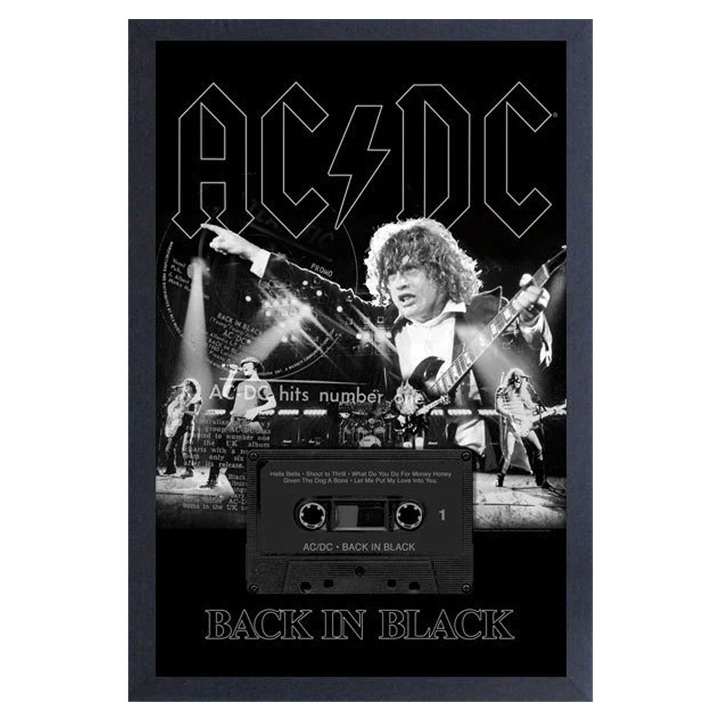 AC/DC Back in Black - Live Framed Wall Art