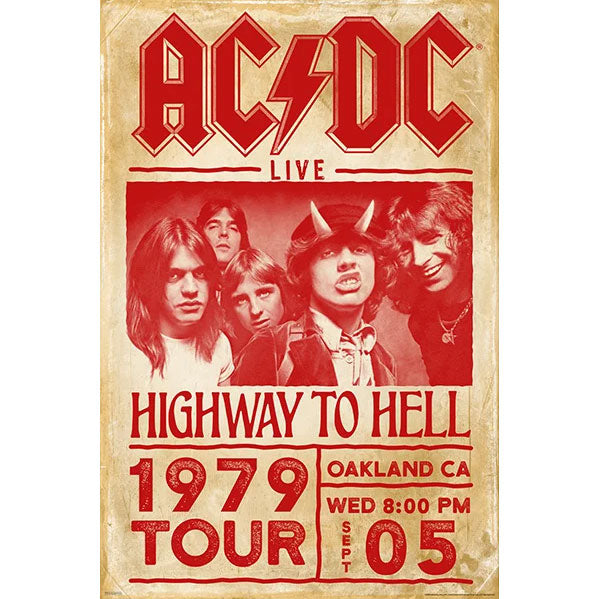 AC/DC Highway to Hell Tour Domestic Poster