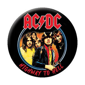 AC/DC Highway To Hell Circle Button