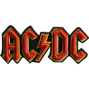 AC/DC Logo 3D Embroidered Patch