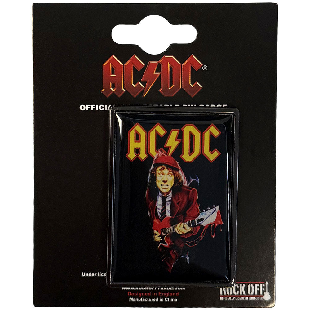 AC/DC Angus Pewter Pin Badge