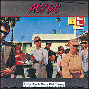 AC/DC Dirty Deeds Sticker