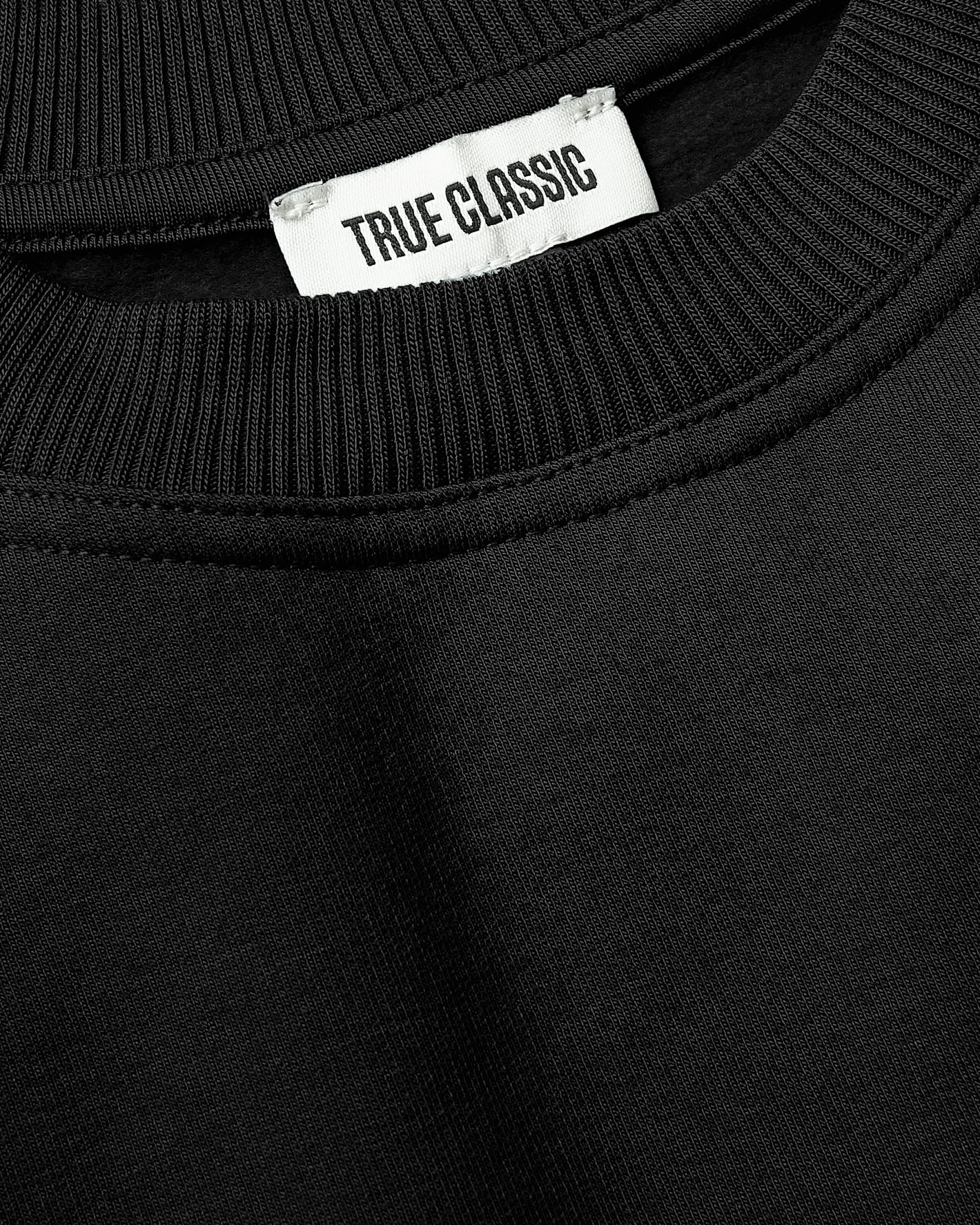 Girls Black & Electric Fuchsia Slouch Pullover Crew 2-Pack