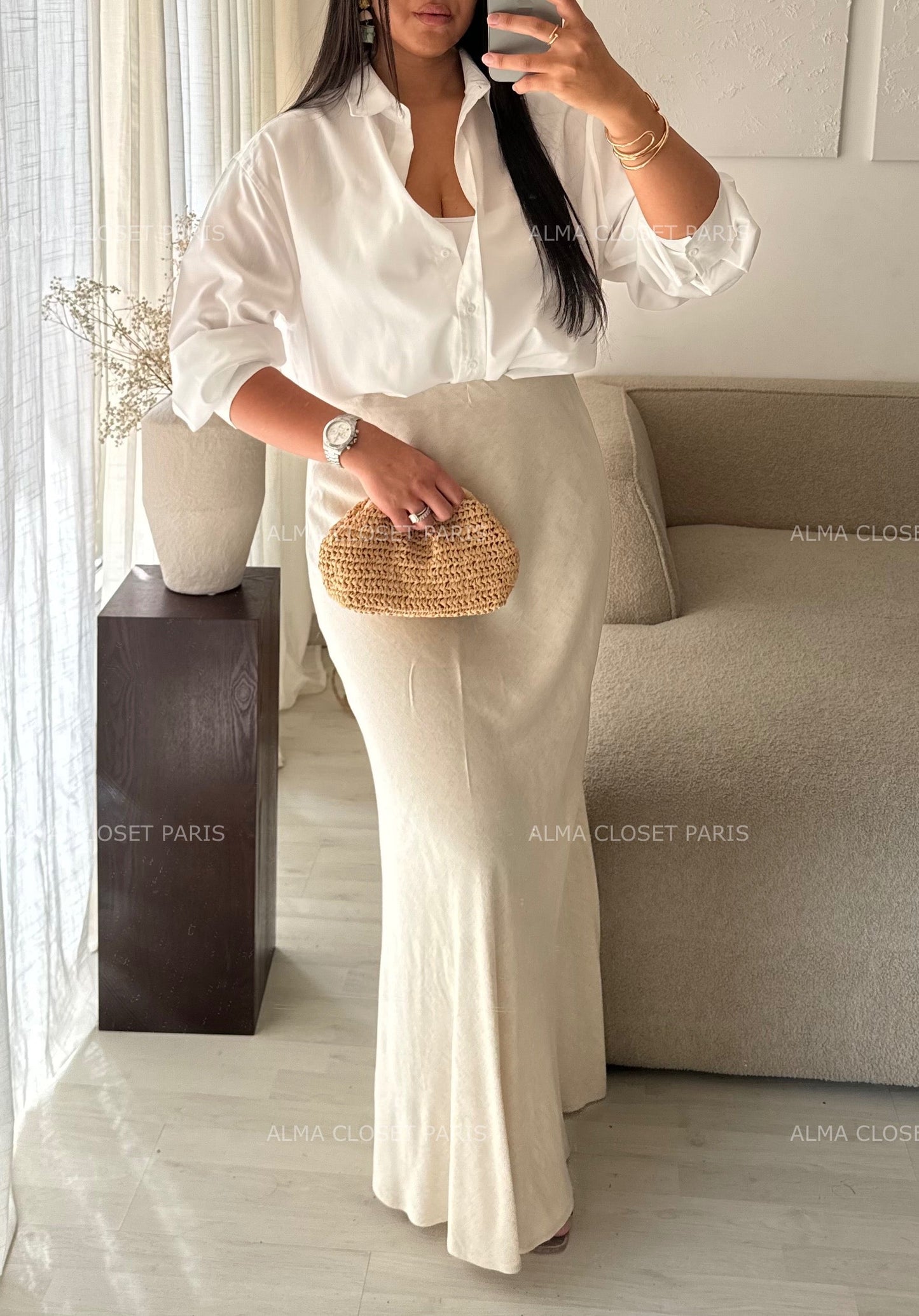Jupe Lin Plump 11090 Beige Sable 1