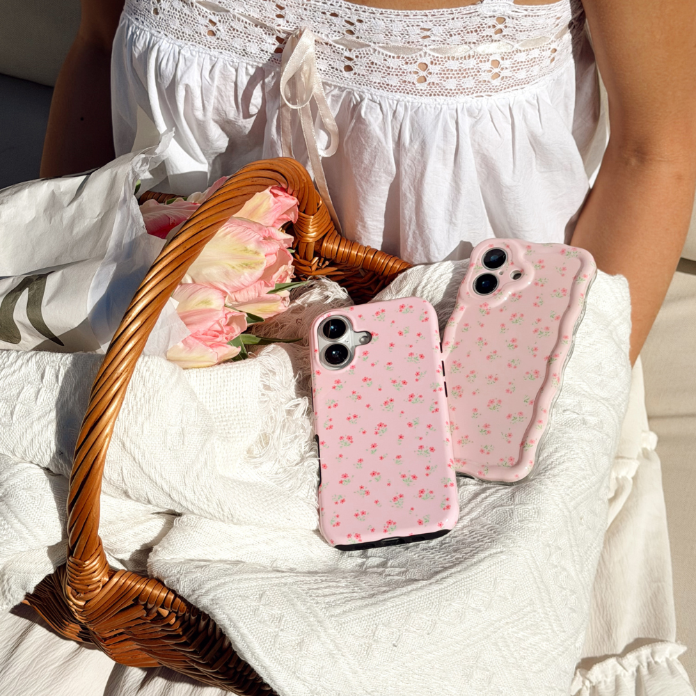 Tough MagSafe® Phone Case - Ditsy Floral Pink