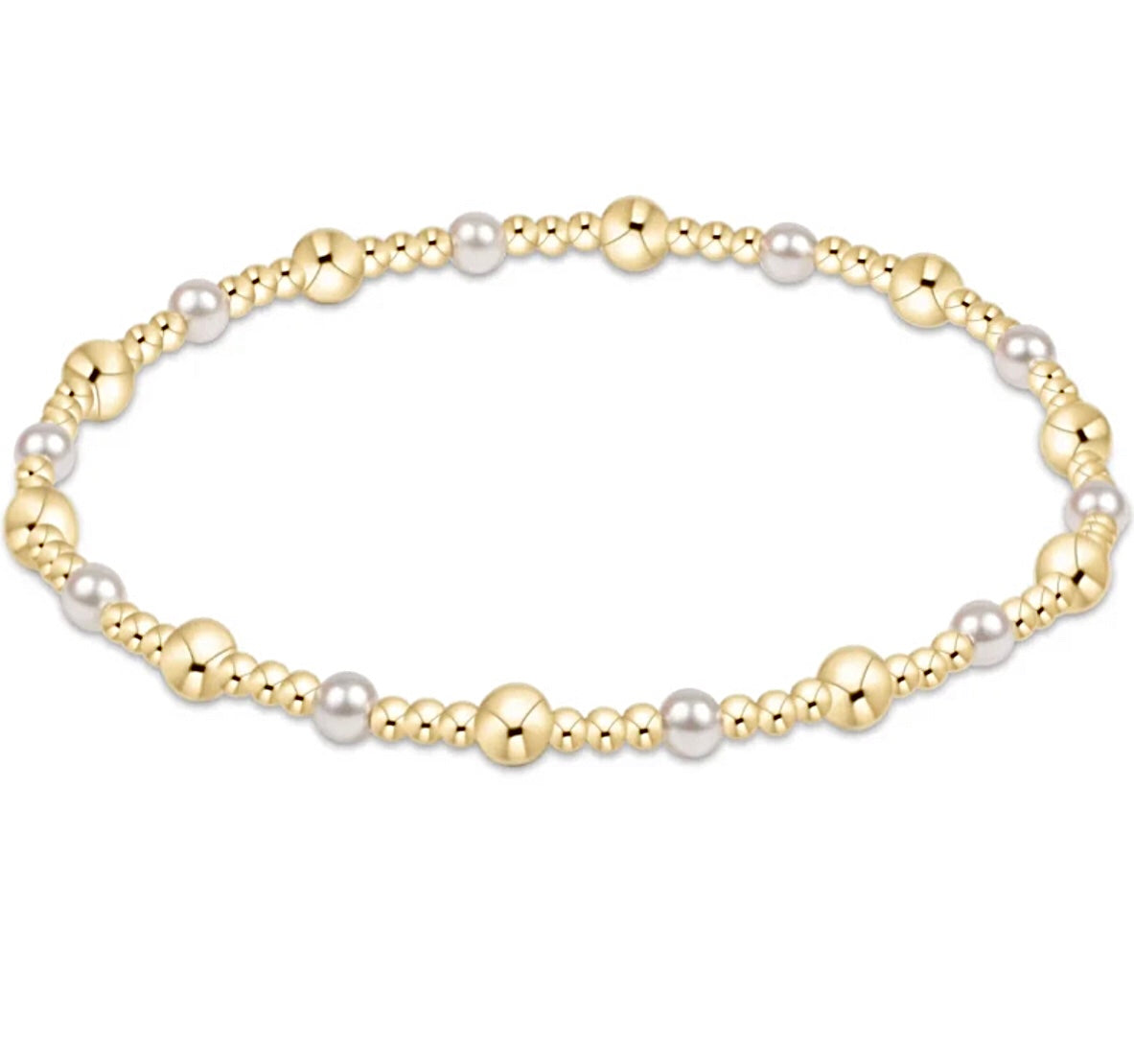 Enewton Gold Sincerity Pearl Bead Bracelet - 4mm