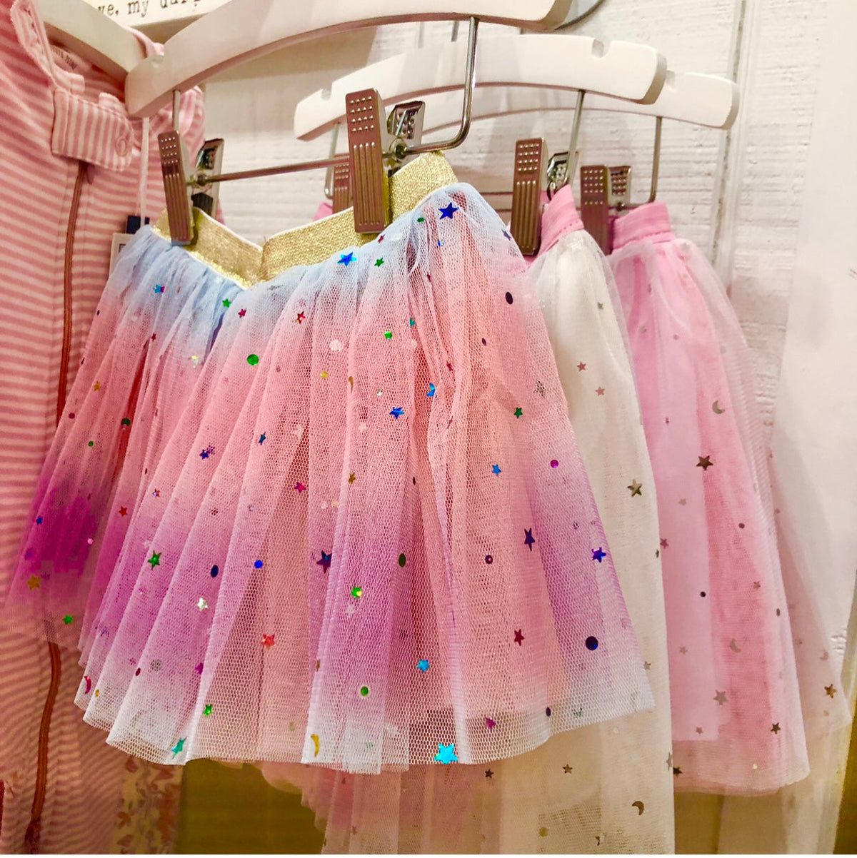Cotton Candy Moon & Stars Tutu