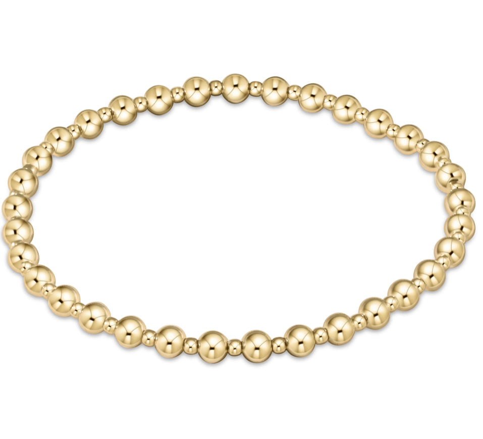 Enewton Extends Grateful Gold 4mm Bead Bracelet