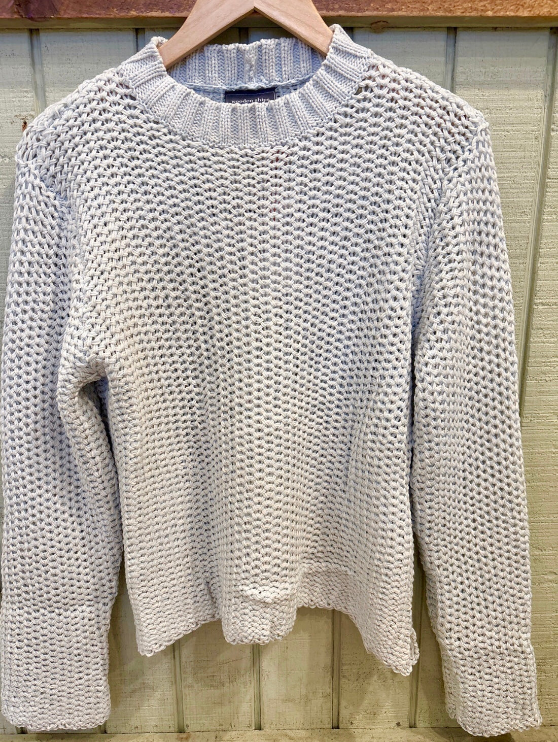 Maura Crop Chunky Cotton Sweater (2 Colors)