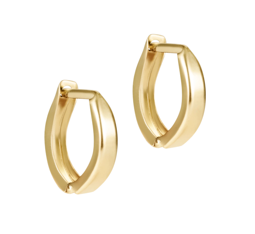 Enewton Huggie Gold 0.5 Hoop Earring