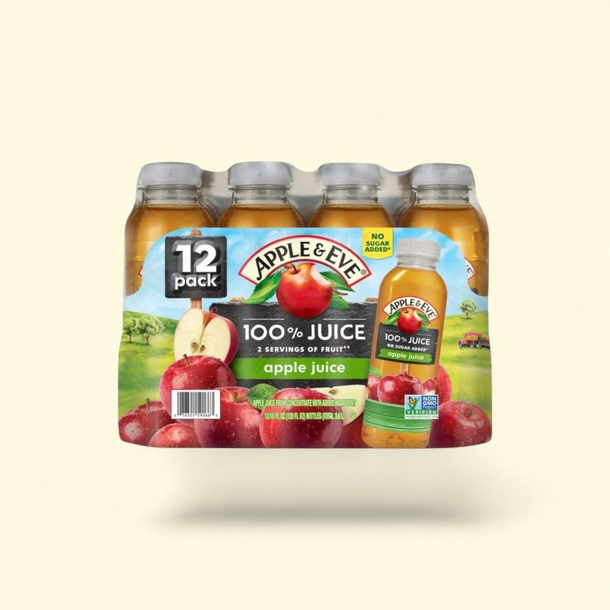 Apple & Eve 100% Apple Juice, 10 fl oz, 12 Pack