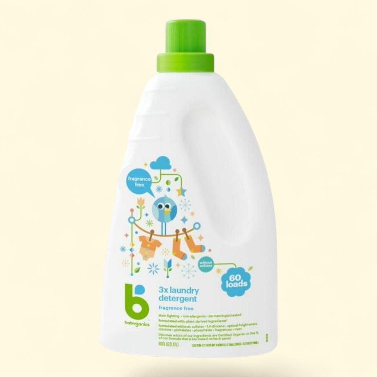 Babyganics Baby Laundry Detergent, 60oz