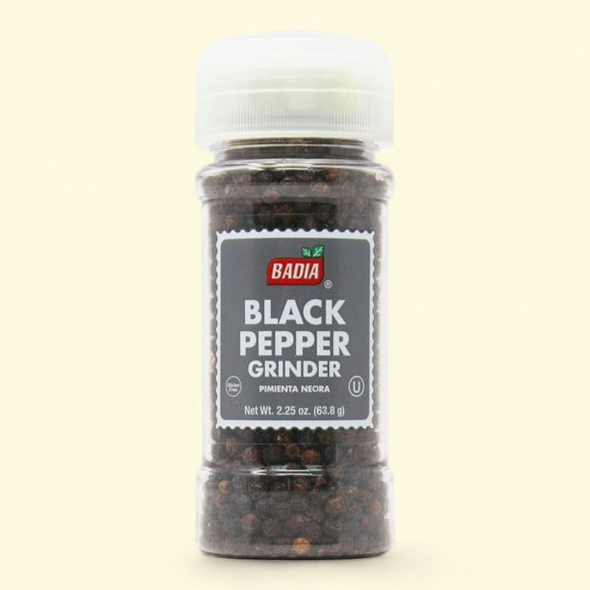 Badia Black Pepper Whole, Bottle, 2.5 oz