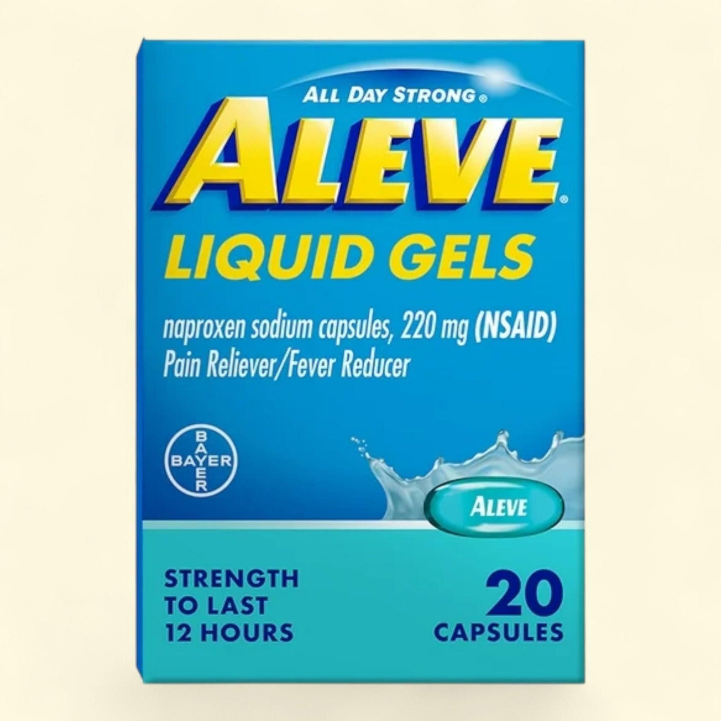 Aleve Liquid Gels, 20 Count