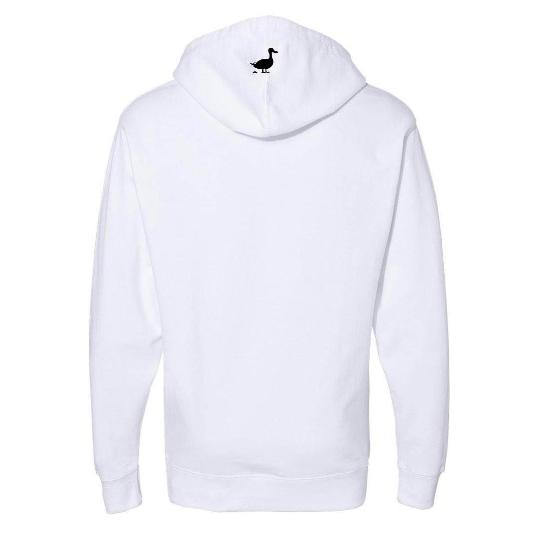 All White Duck Hood