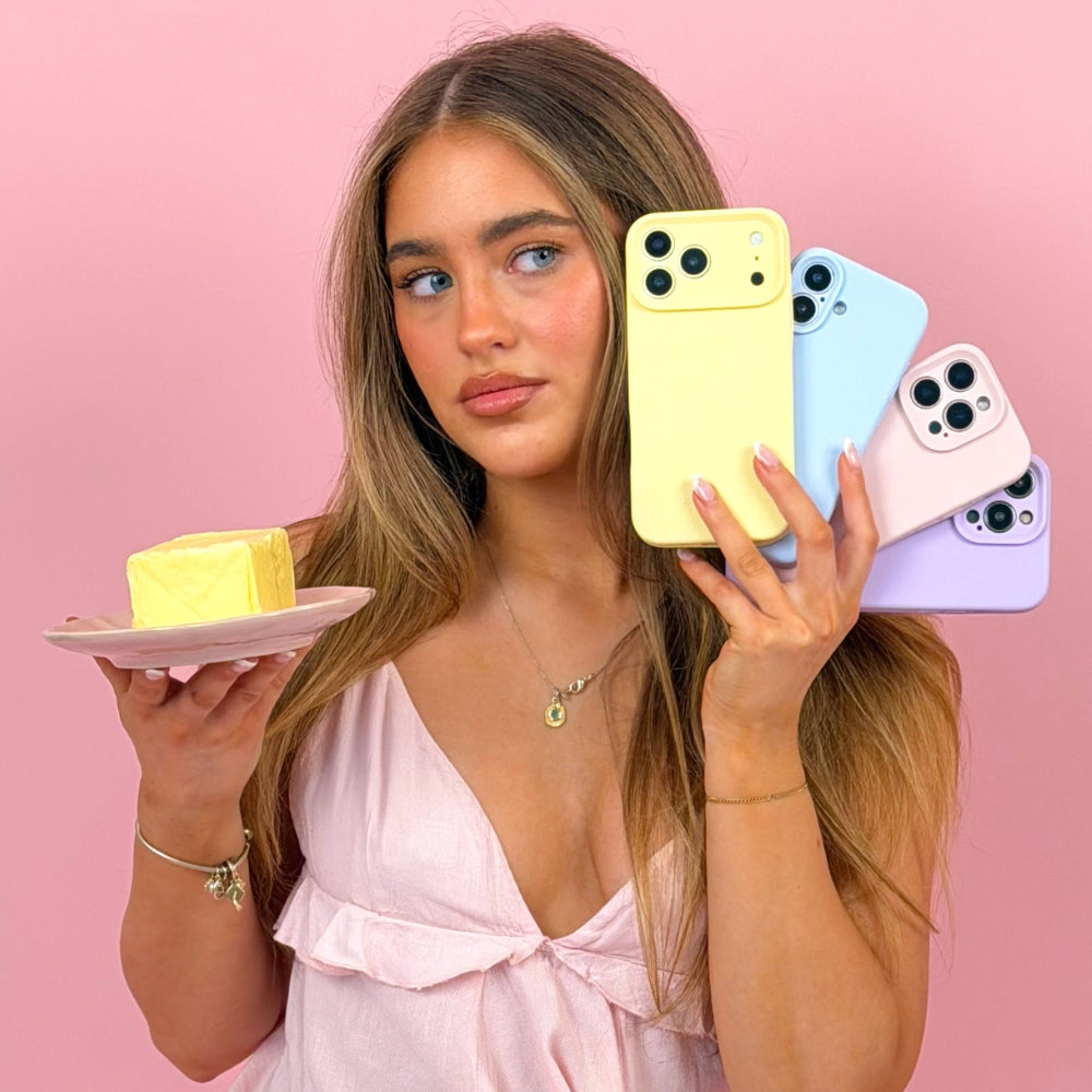 Butter Soft Silicone Phone Case - Blue