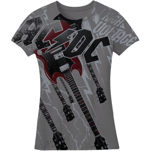 AC/DC High Voltage Juniors Long Length Junior Top