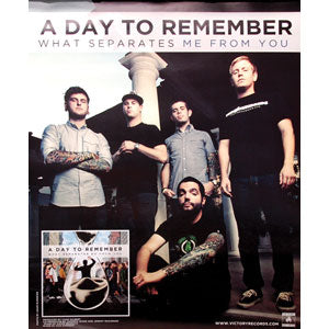 A Day To Remember What Separates Me From You Concert Promo Poster