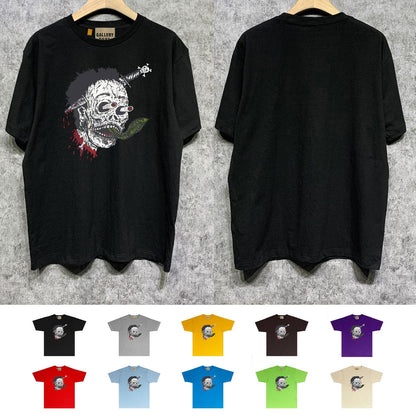 Gallery Dept T Shirt Retro Printed Loose Short-Sleeved Shirt