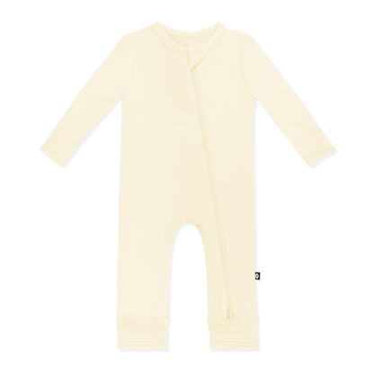 Zippered Romper in Chamomile