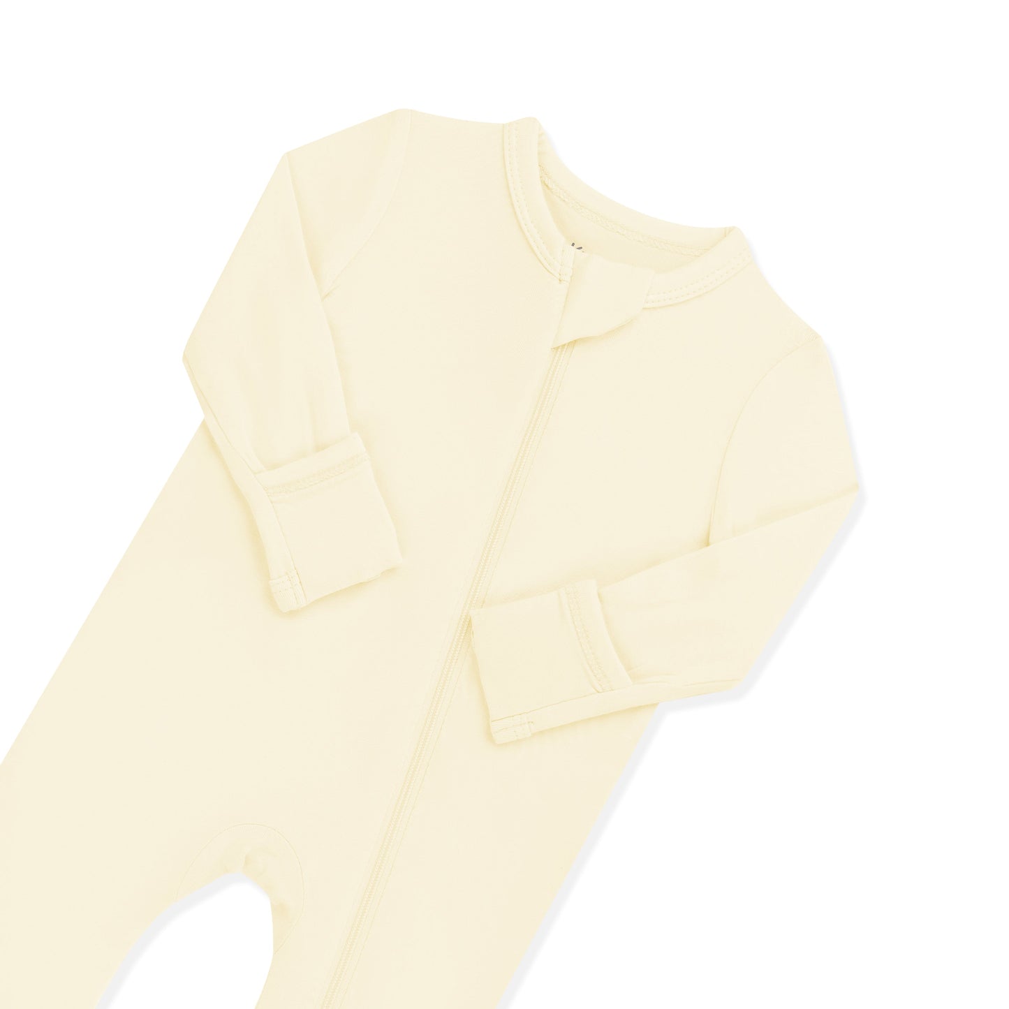 Zippered Romper in Chamomile