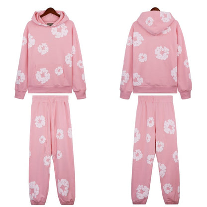Denim Tears Outfit:Hoodie/Sweatpants (Separate Purchase Options) Casual Pants