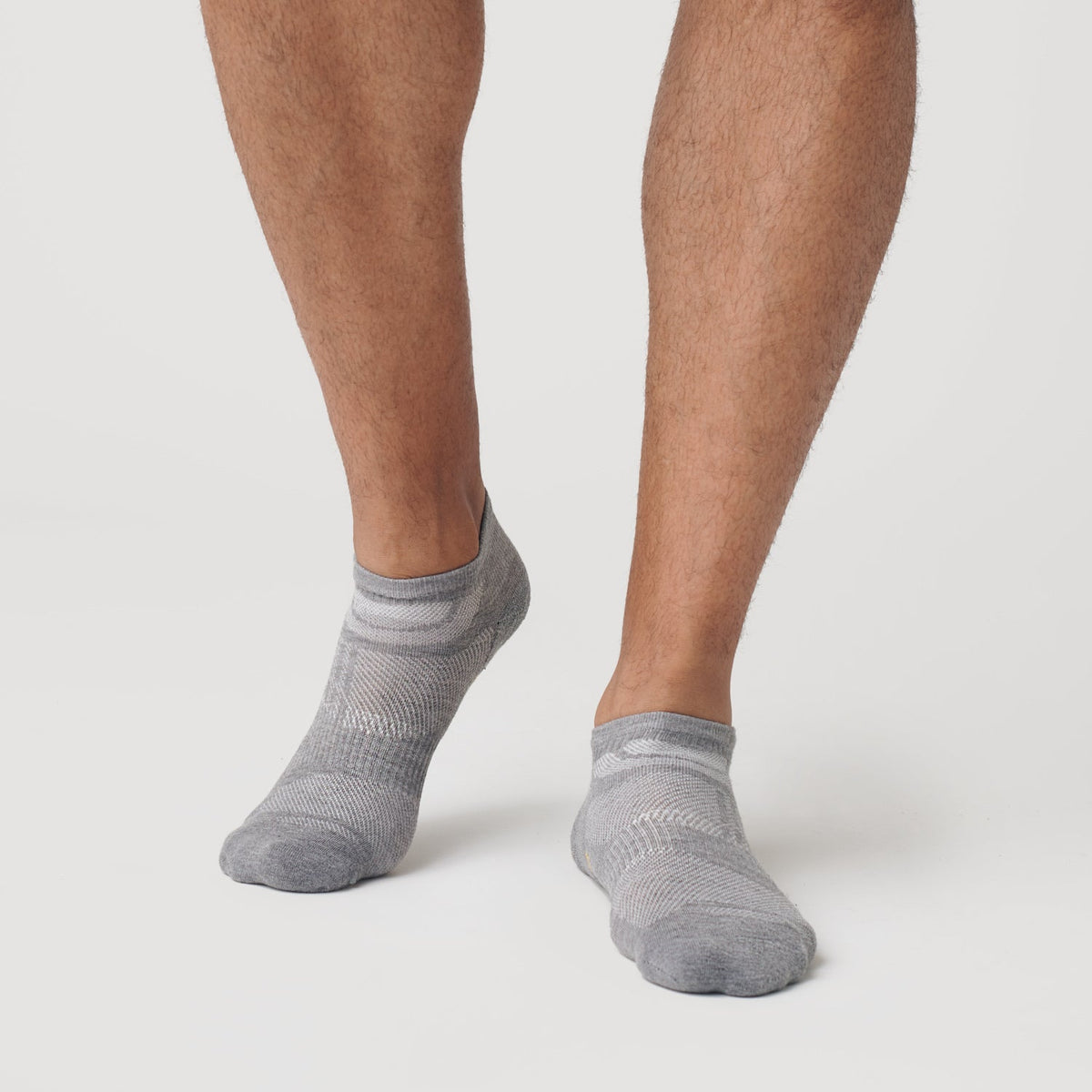 Heather Gray Ankle Sock Single