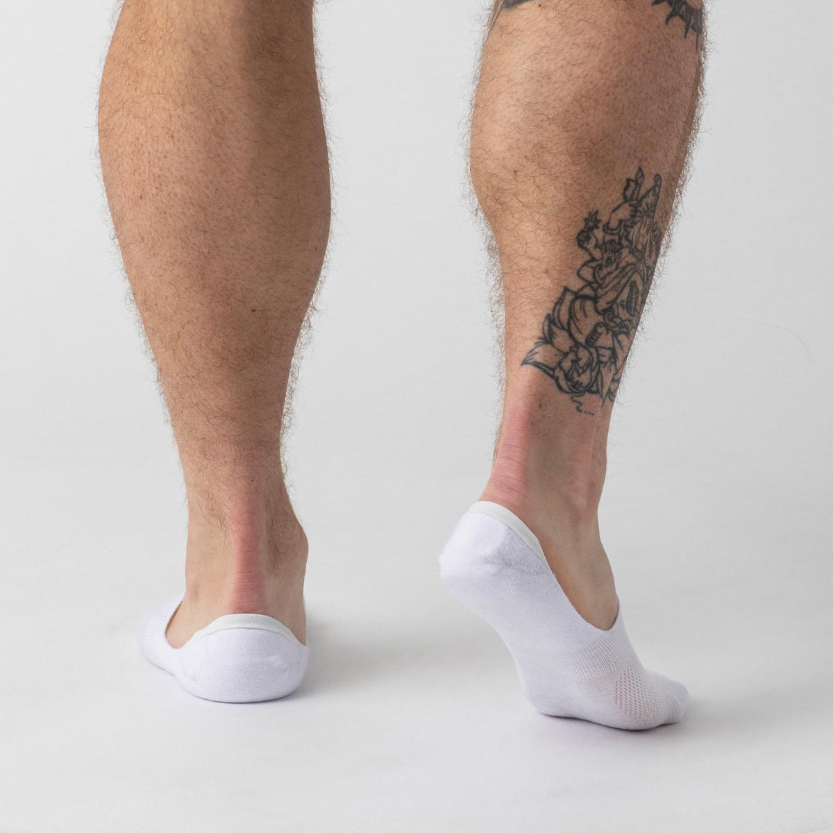 White Never Show Socks 12-Pack
