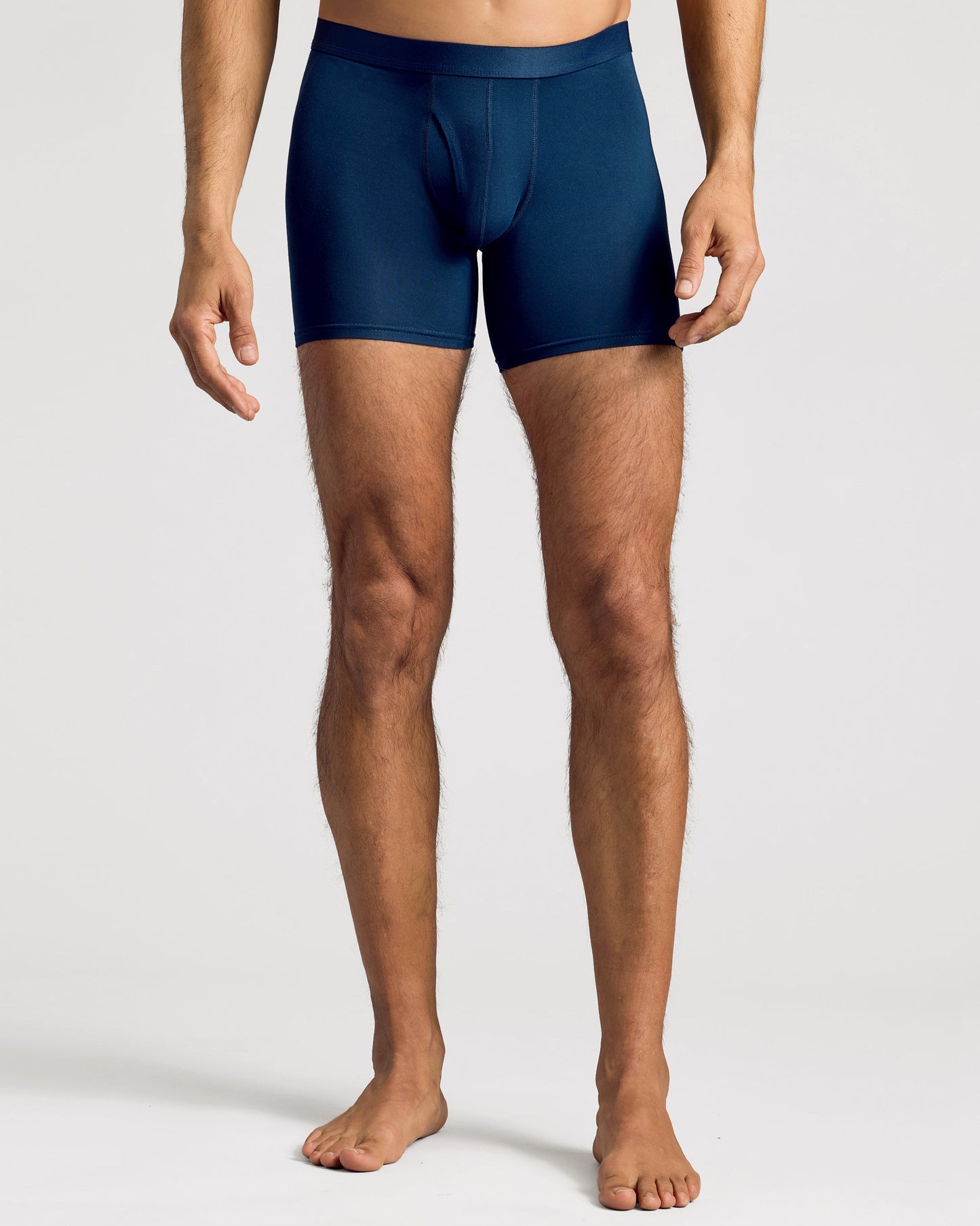 Navy Boxer Briefs W/ Fly 12-Pack 2025