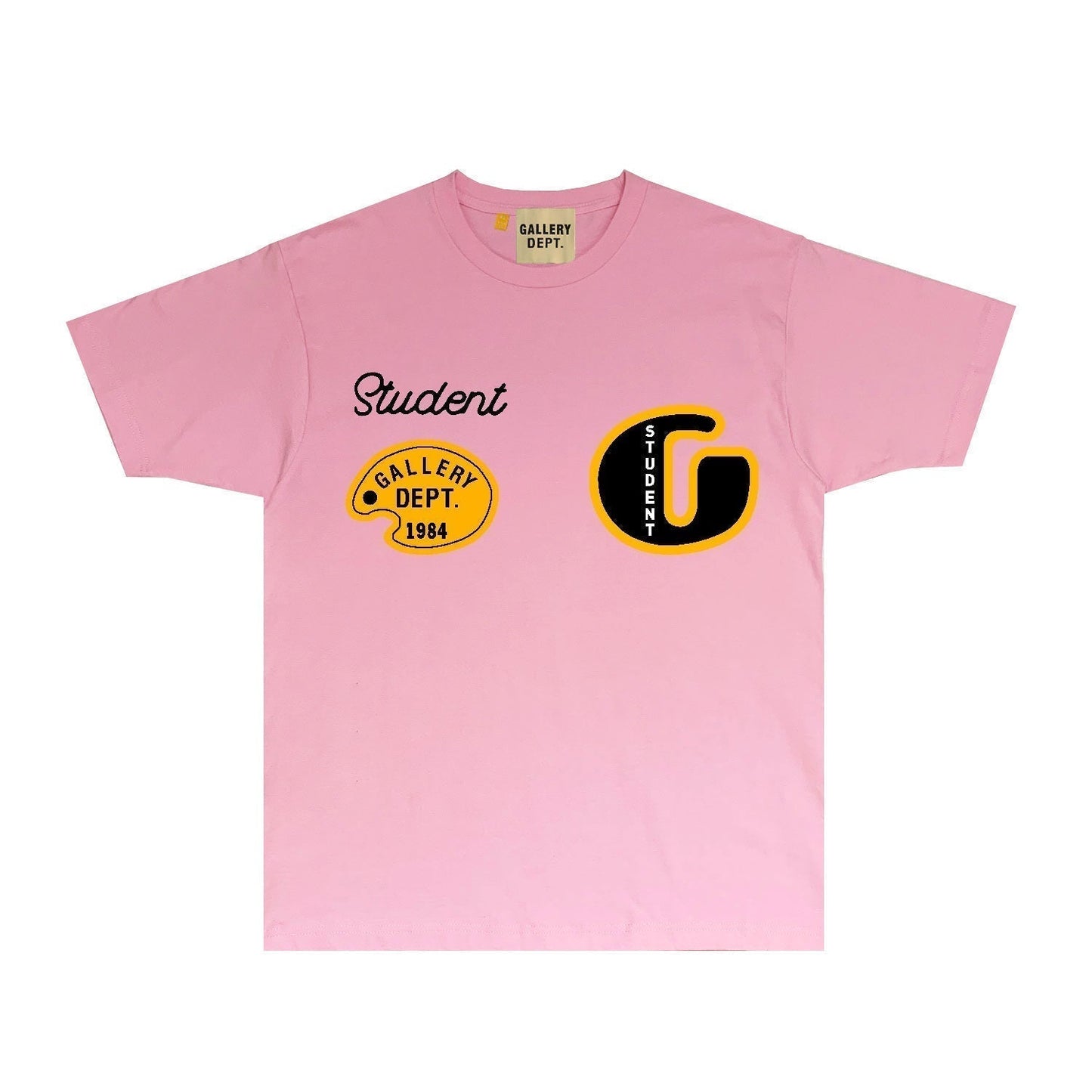 Gallery Dept T Shirt Retro Printed Loose Short-Sleeved Shirt