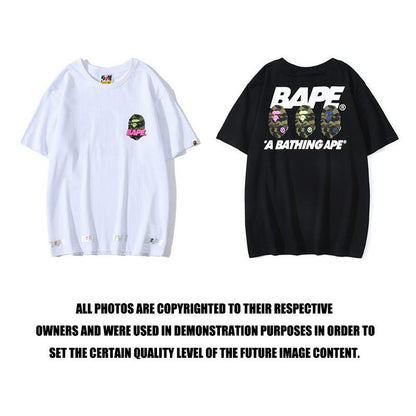 Bathing Ape T-Shirt Summer Casual Short Sleeve T-shirt
