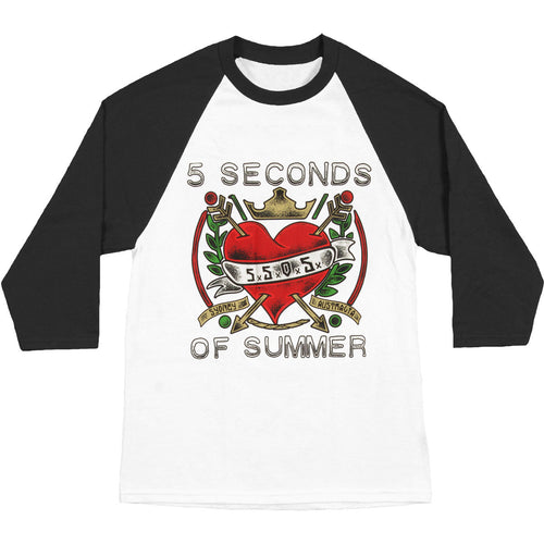 5 Seconds Of Summer Heart Baseball Jersey