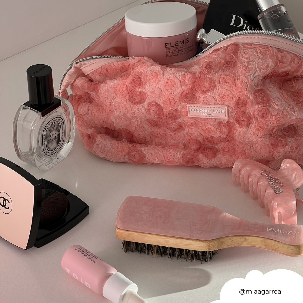 Expandable Makeup Bag - Peony Bloom
