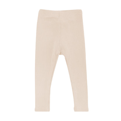 Ribbed Leggings in Bisque