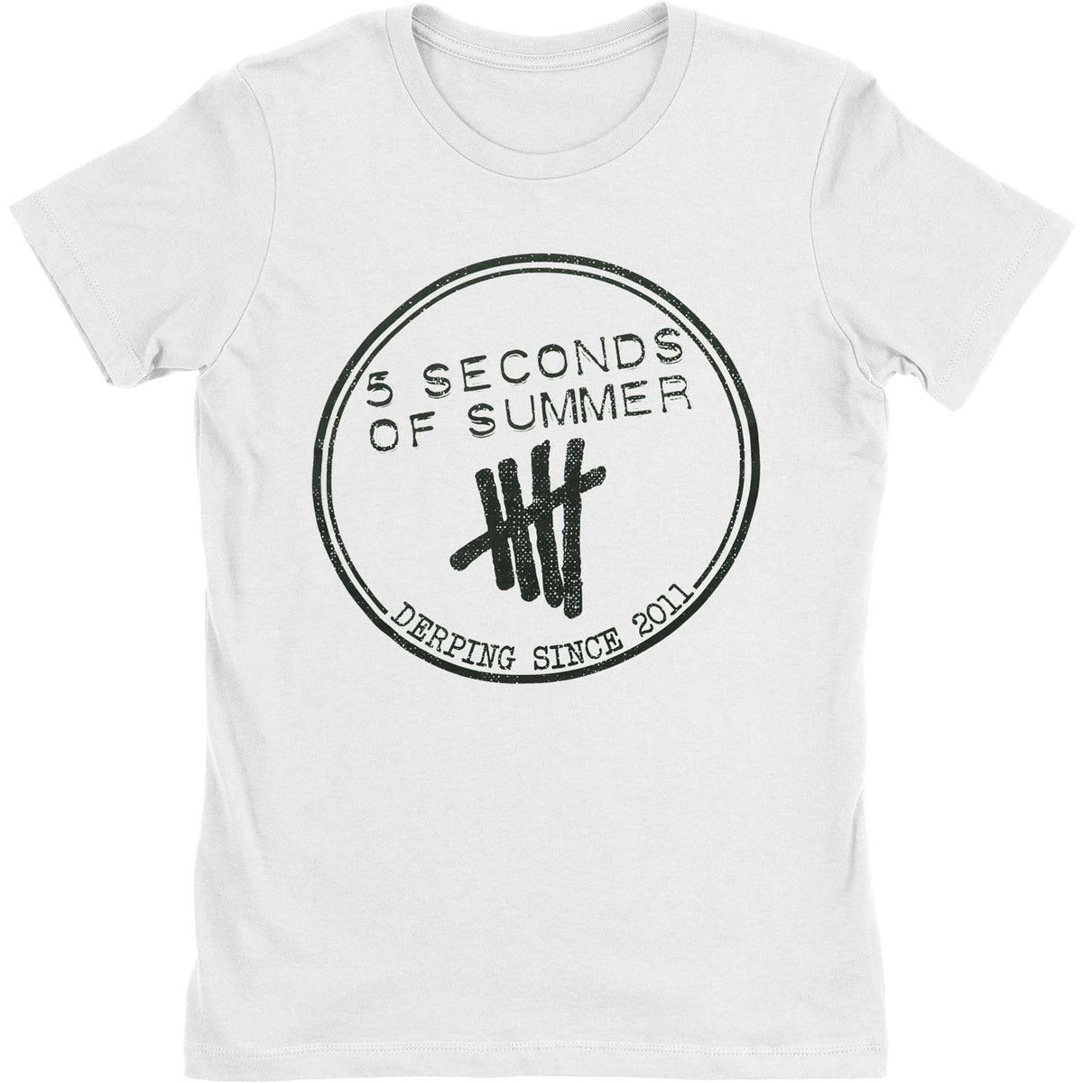 5 Seconds Of Summer Derping Stamp Junior Top