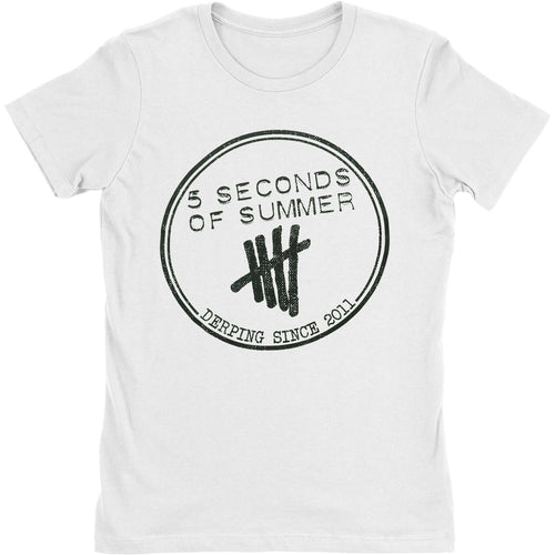 5 Seconds Of Summer Derping Stamp Junior Top