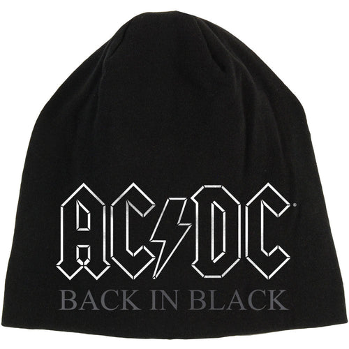AC/DC Back In Black Discharge Beanie