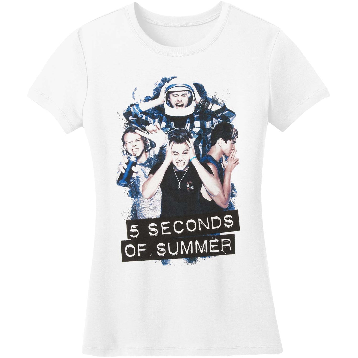 5 Seconds Of Summer Silly Photo Soft Junior Top