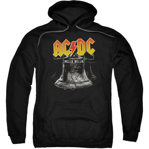 AC/DC Hell's Bells Adult 25% Poly Hooded Sweatshirt