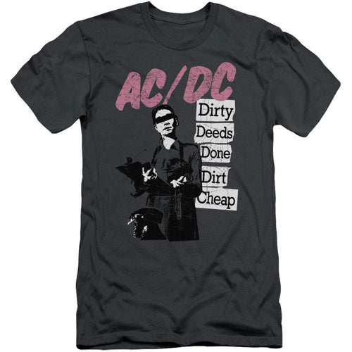 AC/DC Dirty Deeds Adult Slim Fit Slim Fit T-shirt