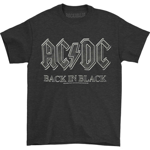 AC/DC Back In Black Grey Matter T-shirt