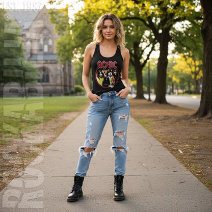 AC/DC Highway To Hell Circle Junior Top